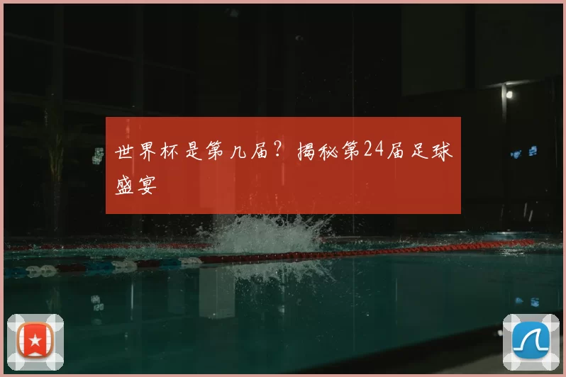 世界杯是第几届?揭秘第24届足球盛宴