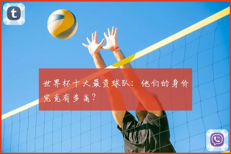 世界杯十大最贵球队:他们的身价究竟有多高?